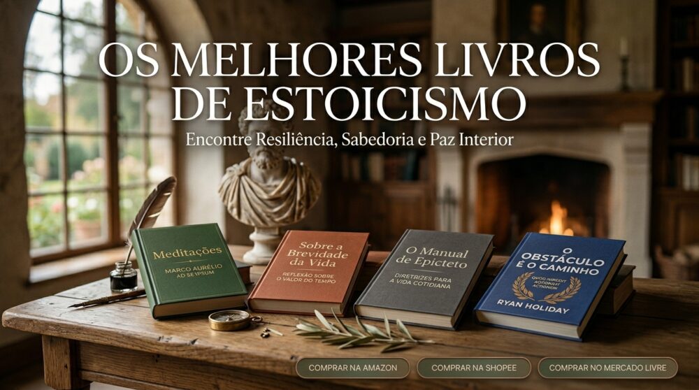 OS MELHORES LIVROS DE ESTOICISMOS